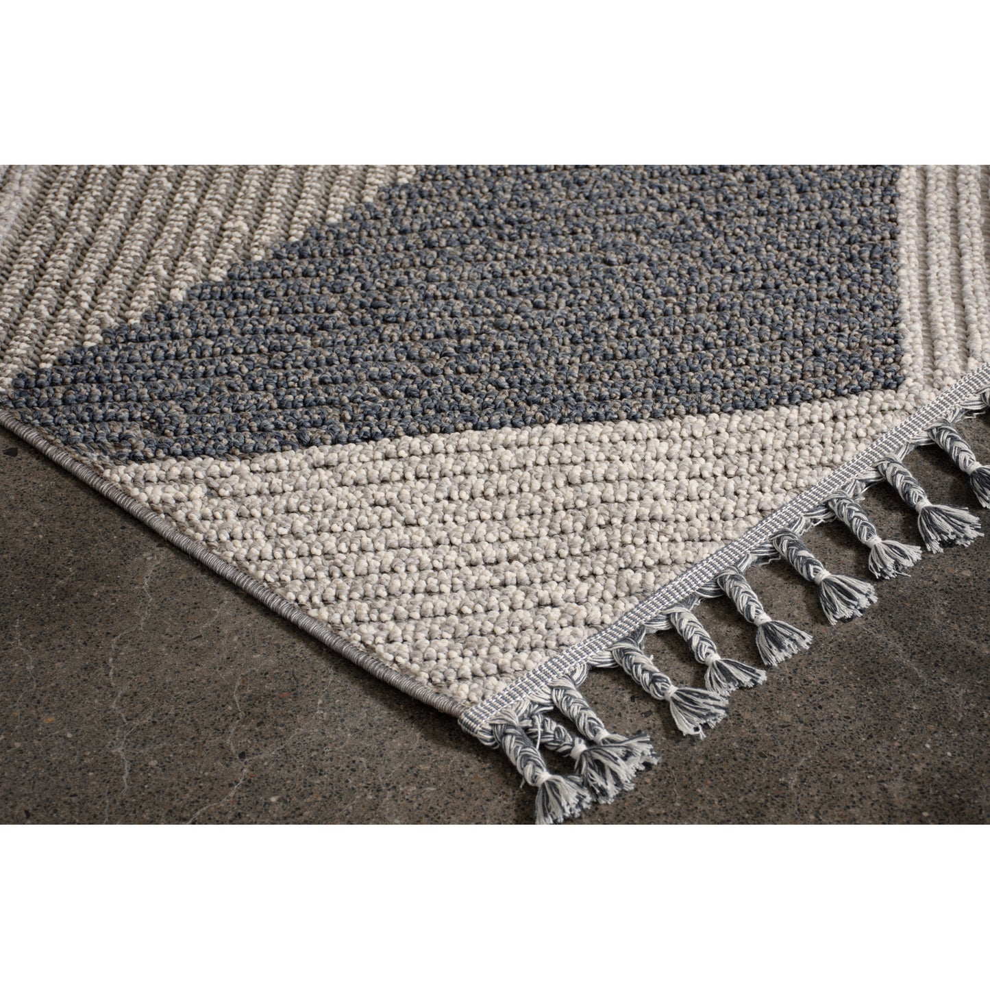 Ambrose Rectangle Grey Mix Indoor Rug 3'28" X 4'92" Ft