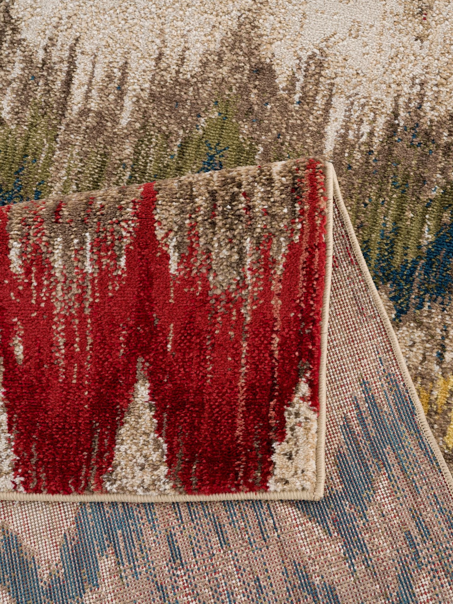 Ramilia-Scallop Flamestitch-Ls11844-Multi-7.10 X 10.4 Area Rug