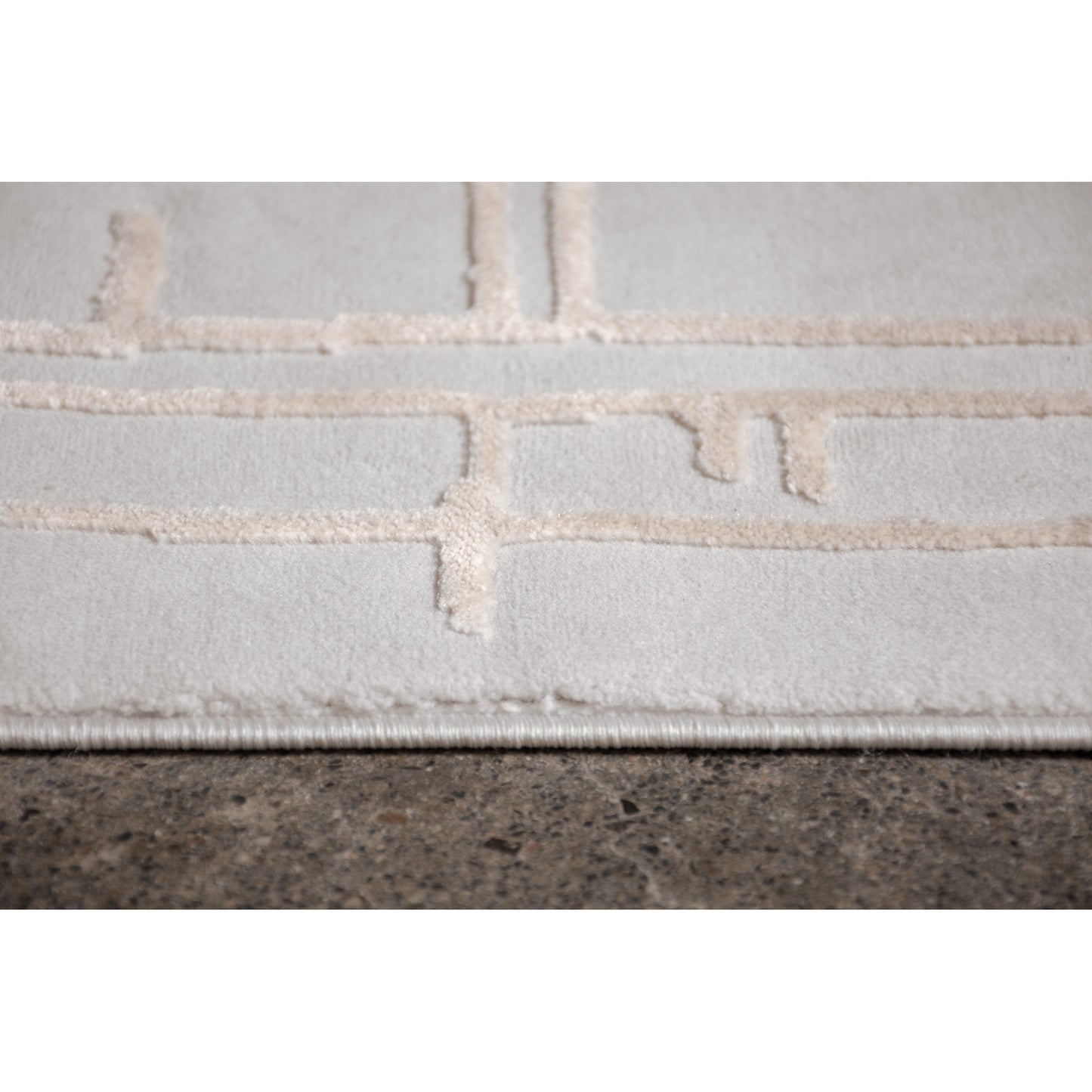 Ariella Rectangle Grey/Beige Indoor Rug 5'25" X 7'21" Ft