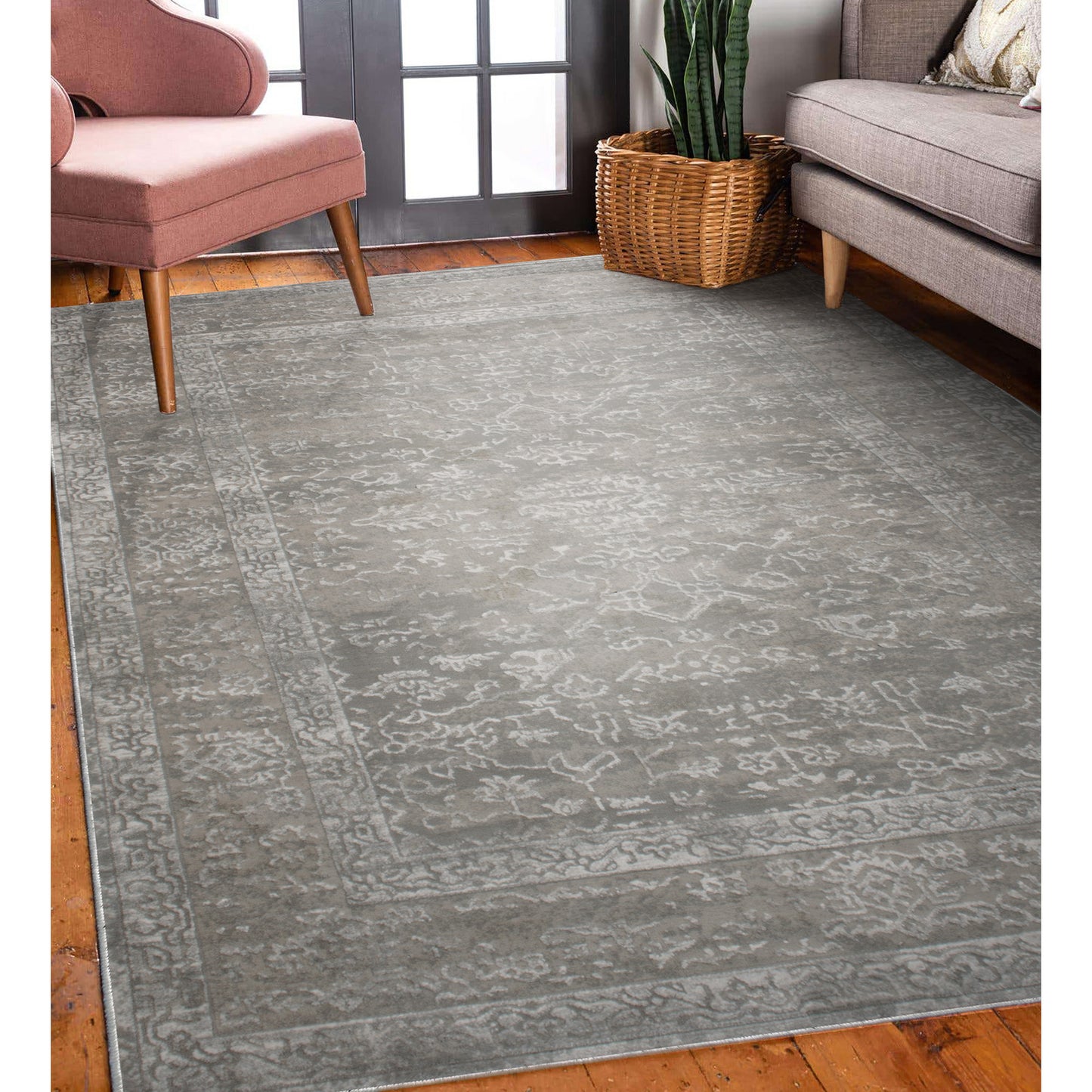 Camila Rectangle Grey Mix Indoor Rug 9'84" X 13'12" Ft