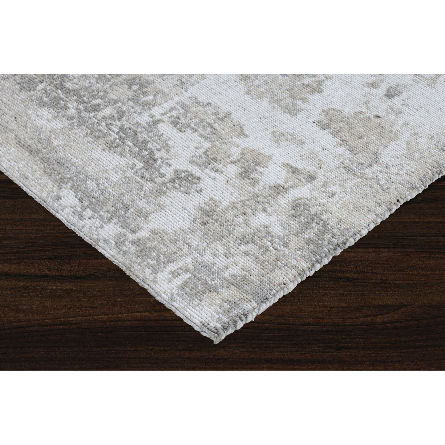 Cusano Ivory/Beige Woven Printed Polyester Rug (24X39)
