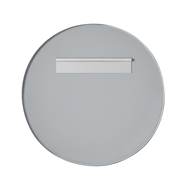 Nuova 30 in. x 30 in. Framed Round Mirror in Polished Chrome