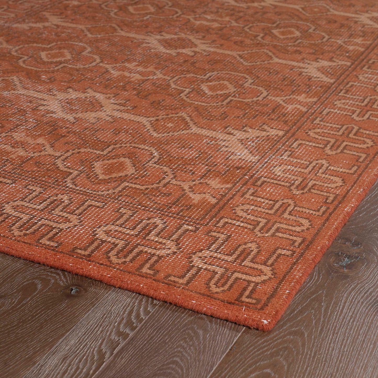 Kaleen Restoration Collection Dark Paprika Throw Rug 2' x 3'