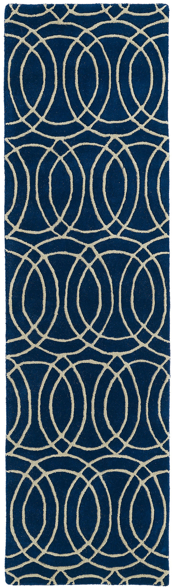 Kaleen Tara Rounds Collection REV02-22 Navy Area Rug 7'9" x 7'9"