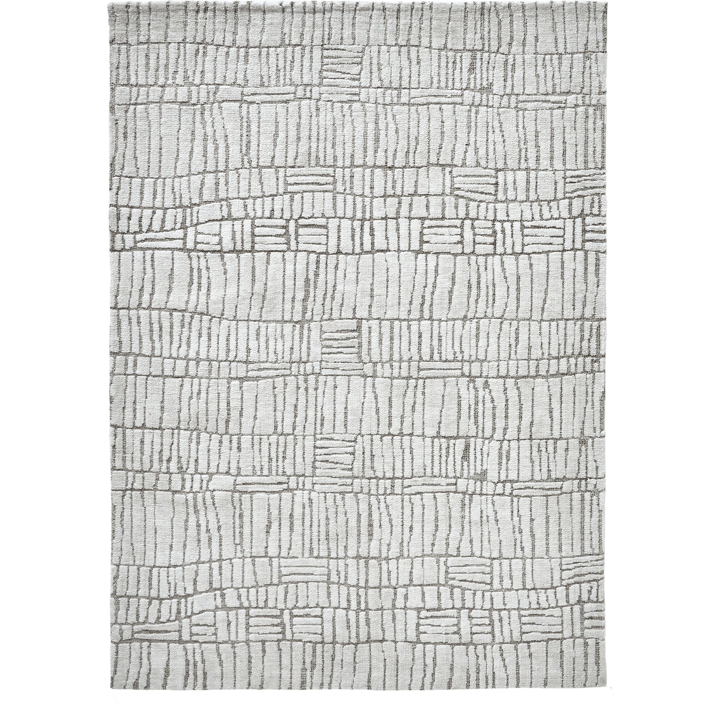 Hazel Rectangular Ivory/Sand Rug 9’10" X 13’1" Ft