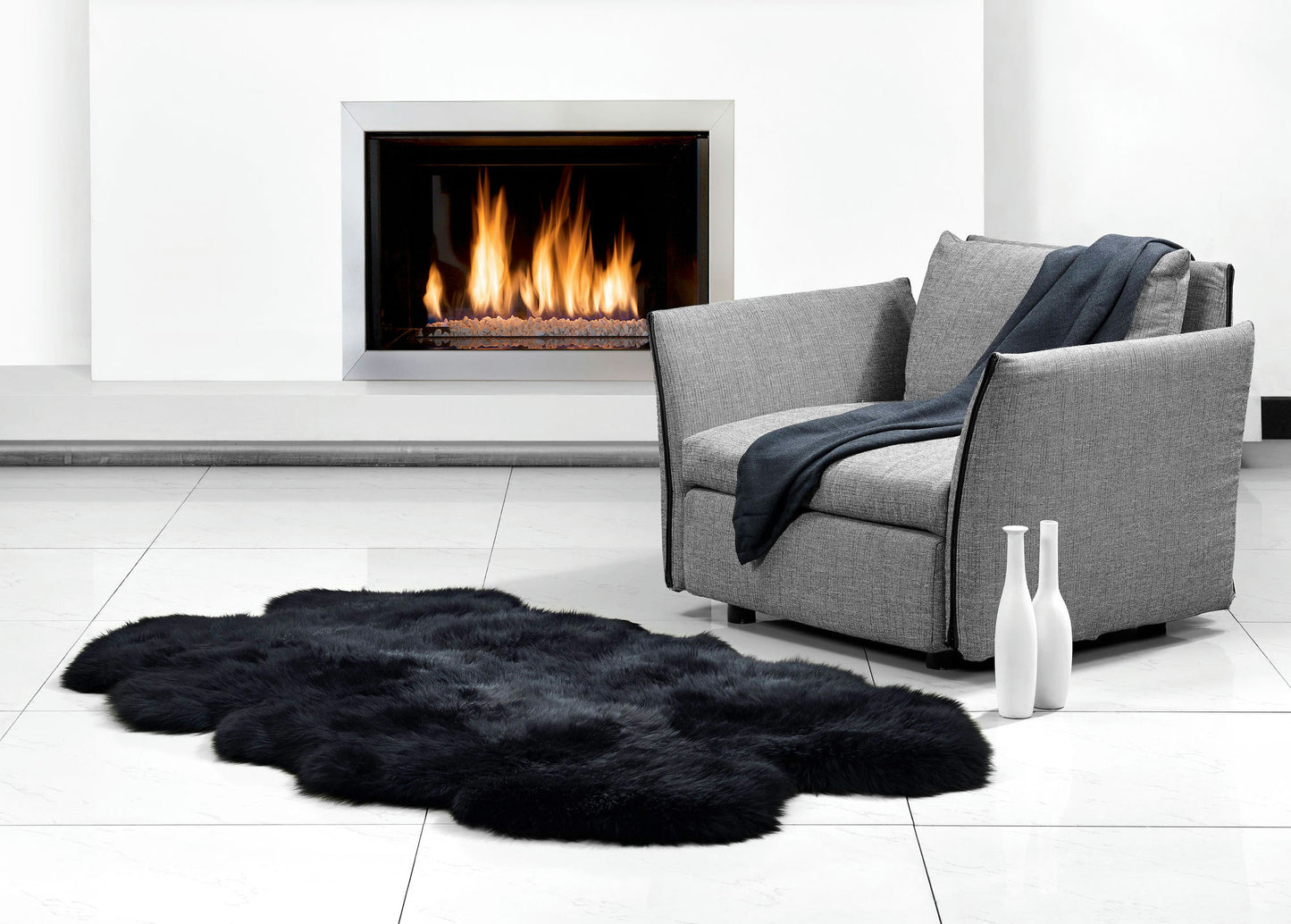 4 X 6' Quarto Pelt BLACK
