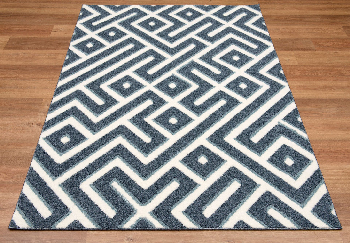 Rome-Ls10064-Blue-7.10 X 10.6 Area Rug