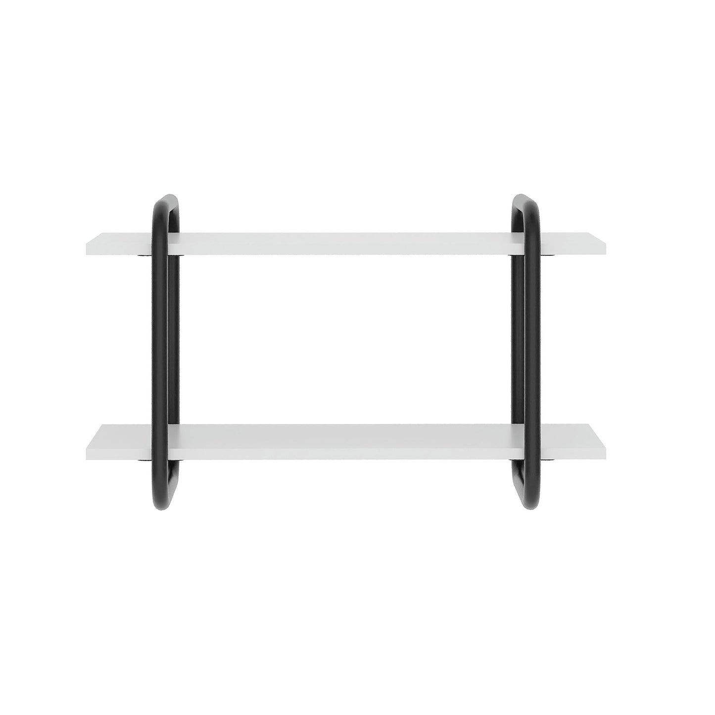 Techni Mobili Modern Floating Wall Shelves, White