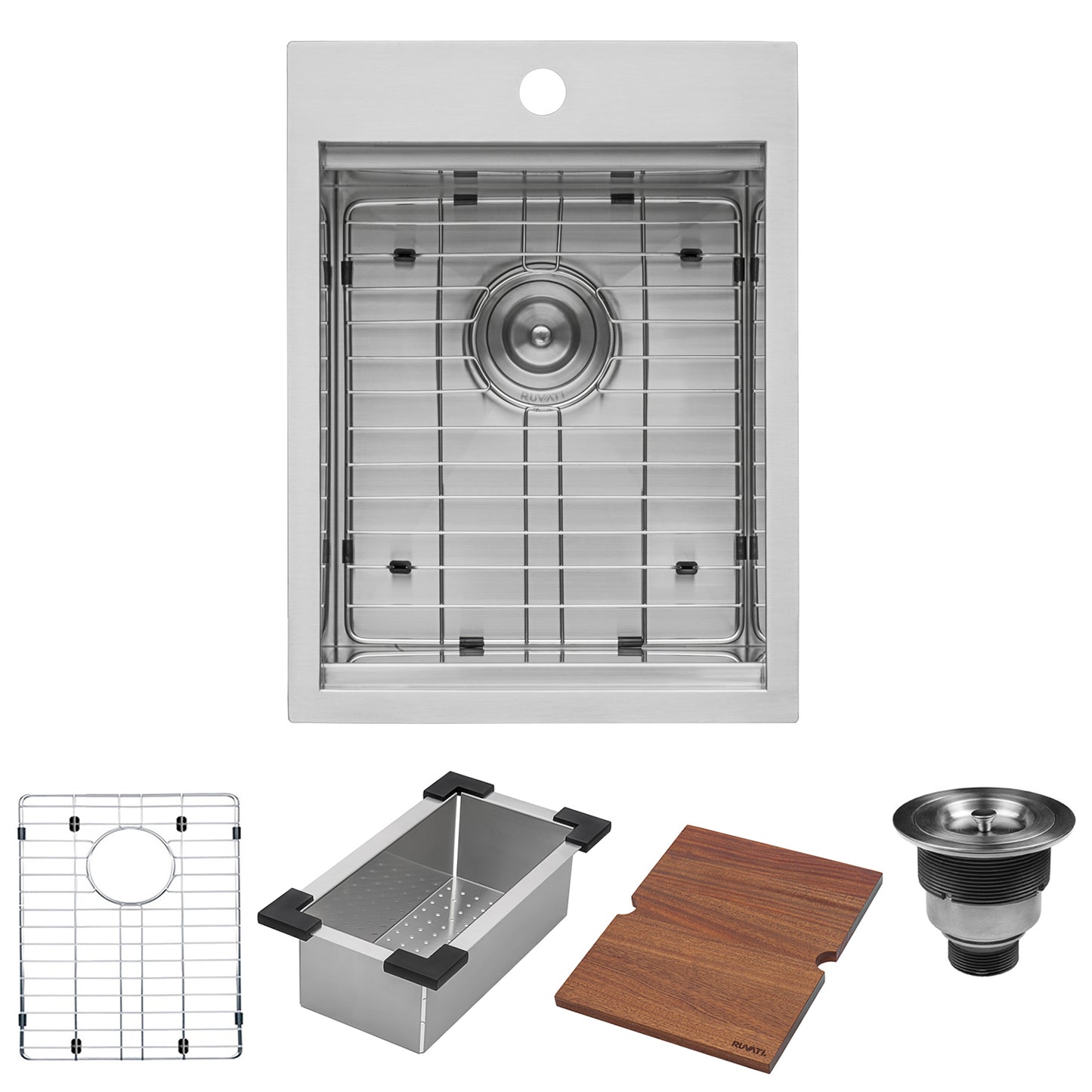 Ruvati Vino 15 x 20 inch Topmount Bar Sink
