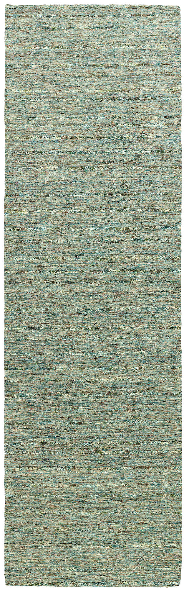 Reya RY7 Turquoise 2'6" x 16' Runner Rug