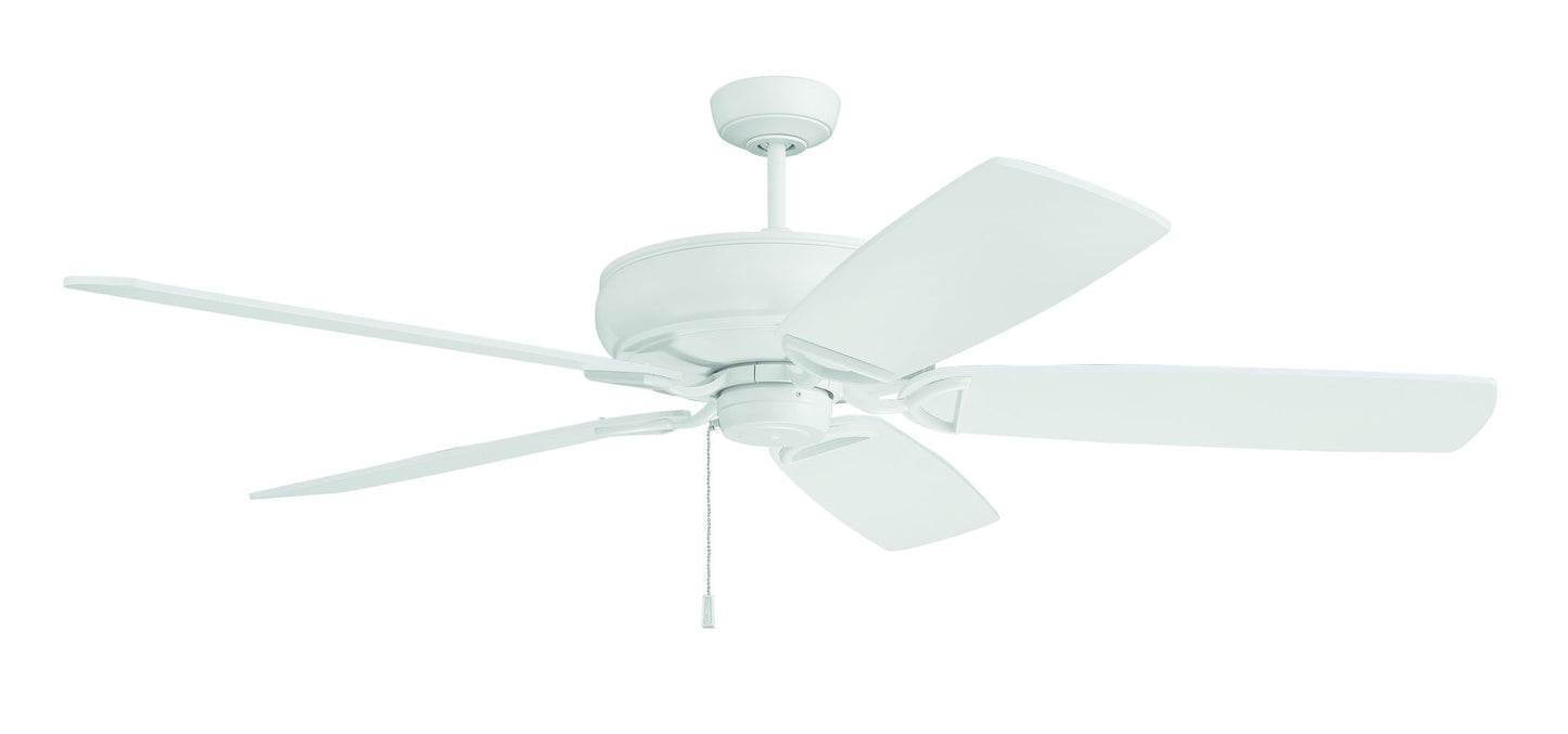 62" Supreme Air Plus Ceiling Fan in Matte White
