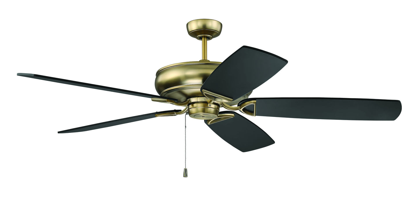62" Supreme Air Plus Ceiling Fan in Satin Brass