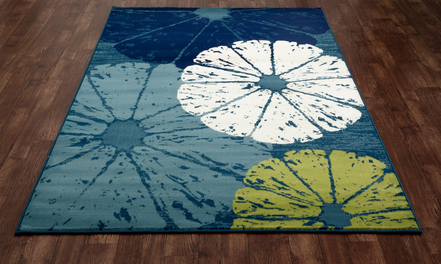 Seaport-Aro_00_004_Blue- 13 X 18 In Swatch Area Rug