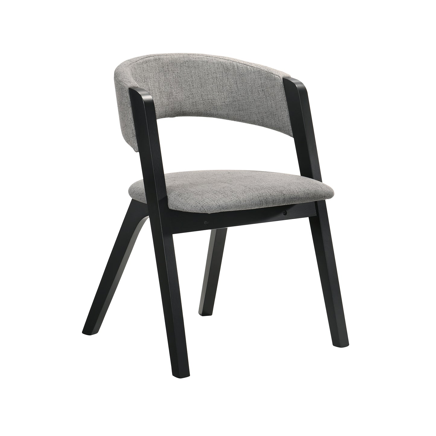Cortina and Rowan 5 Piece Black Rectangular Dining Set