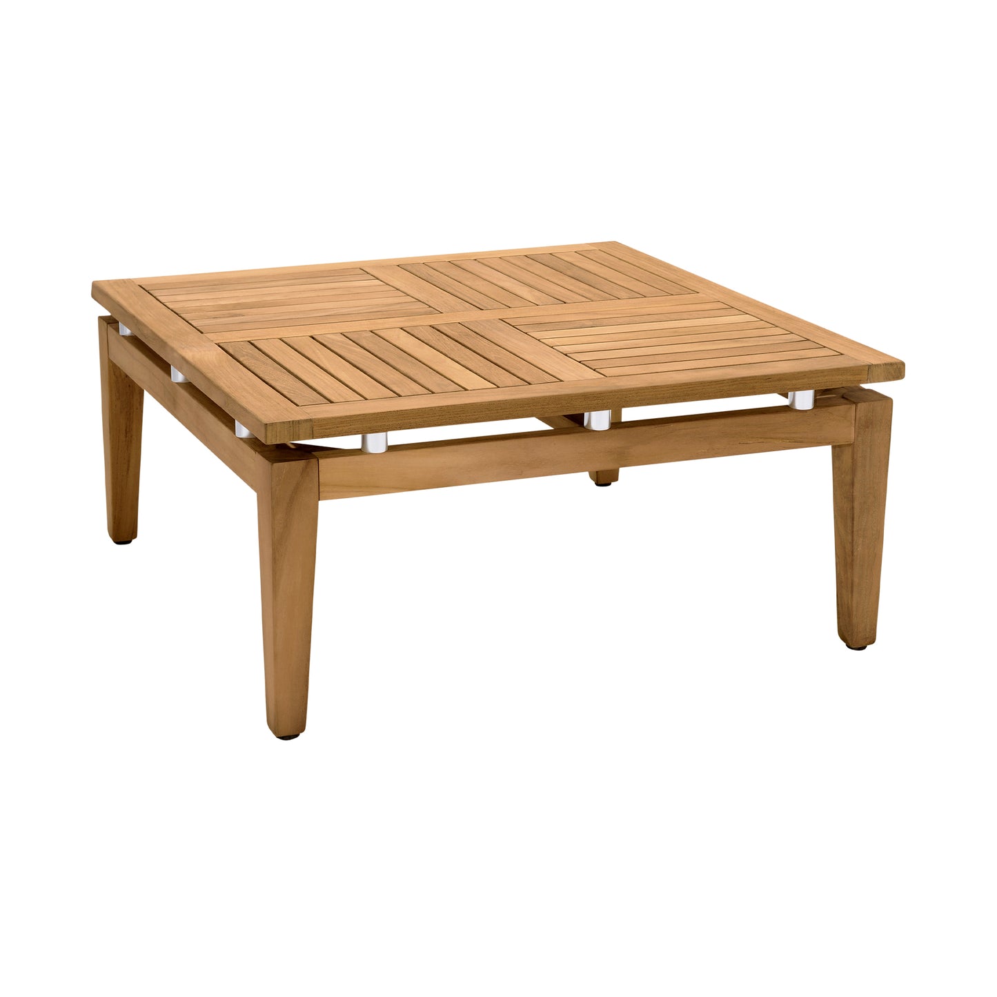 Arno 7 Piece Teak Wood Seating Set in Charcoal Olefin