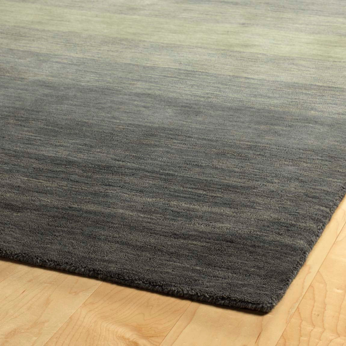 Kaleen Shades Collection Dark Grey Area Rug 5' x 7'6"
