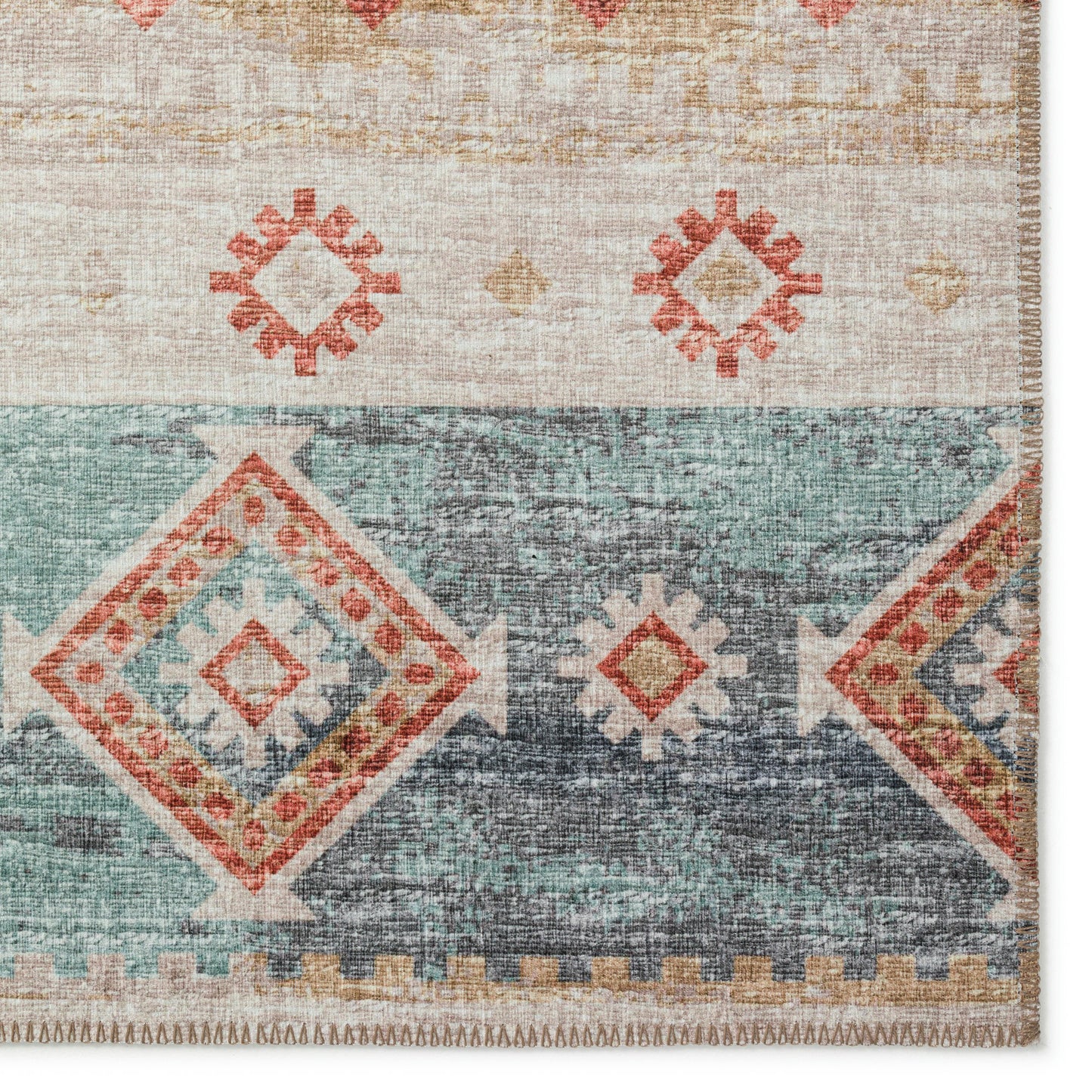 Indoor/Outdoor Sedona SN12 Canyon Washable 2'3" x 7'6" Runner Rug