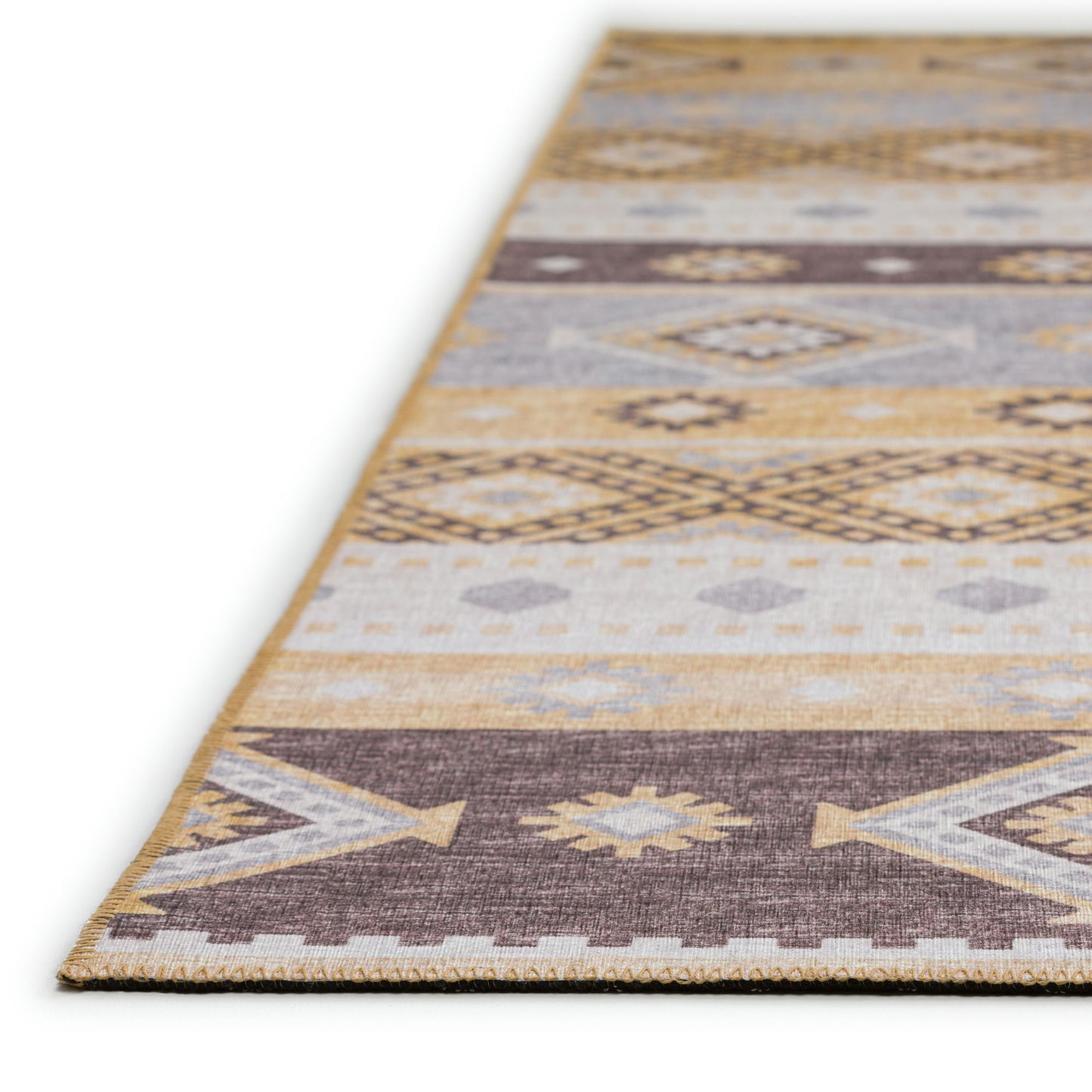 Indoor/Outdoor Sedona SN12 Goldenrod Washable 2'3" x 12' Runner Rug