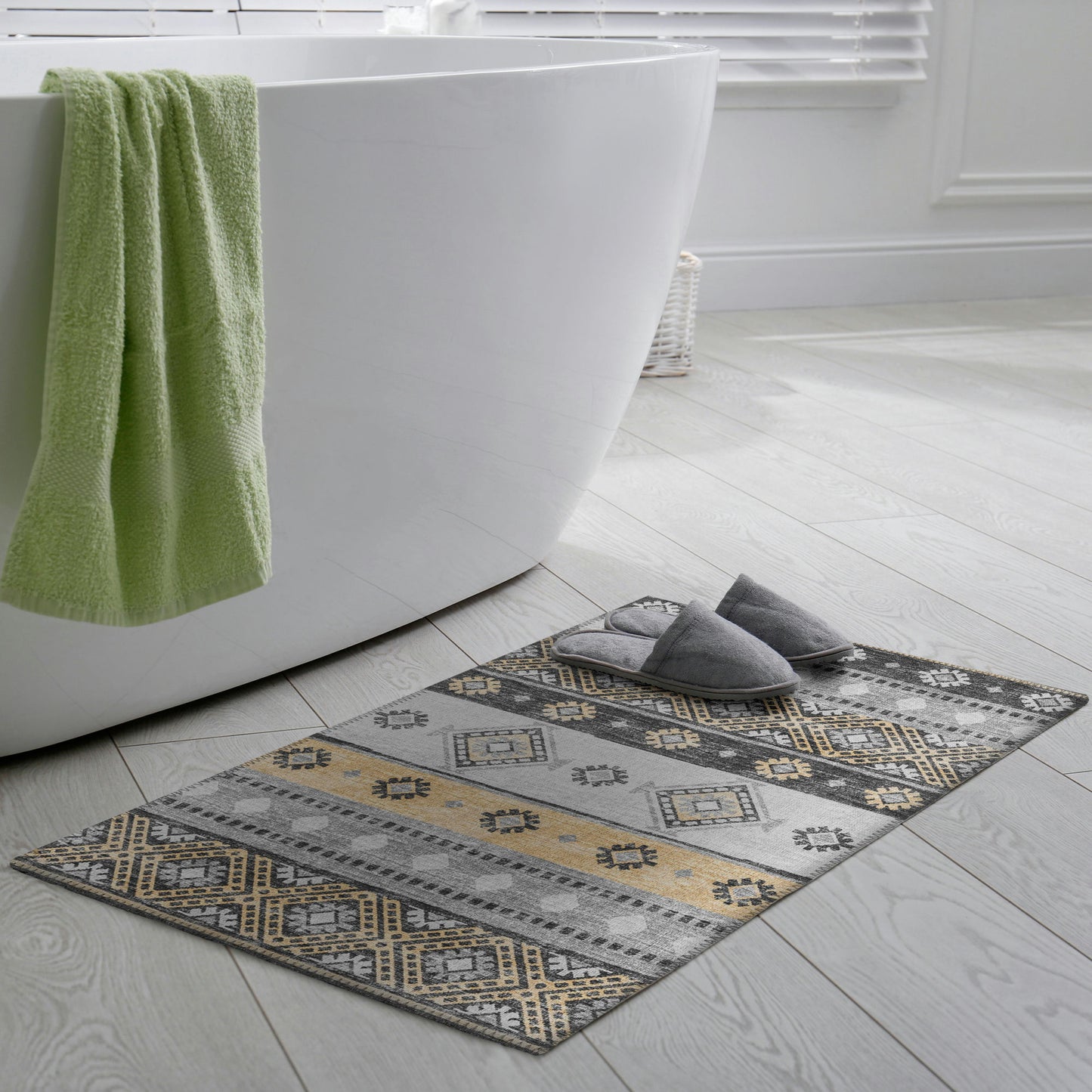 Indoor/Outdoor Sedona SN12 Midnight Washable 1'8" x 2'6" Rug