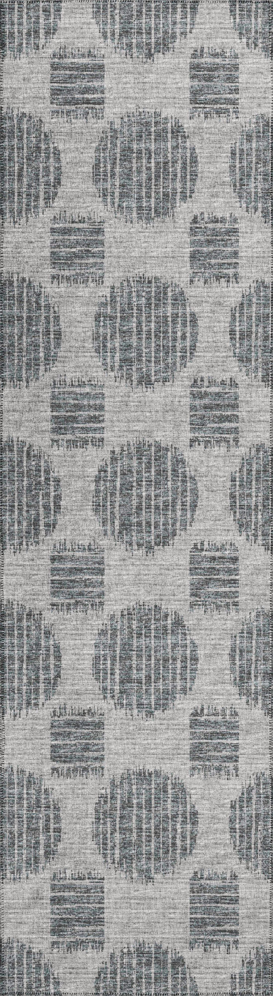 Indoor/Outdoor Sedona SN13 Pewter Washable 2'3" x 10' Runner Rug
