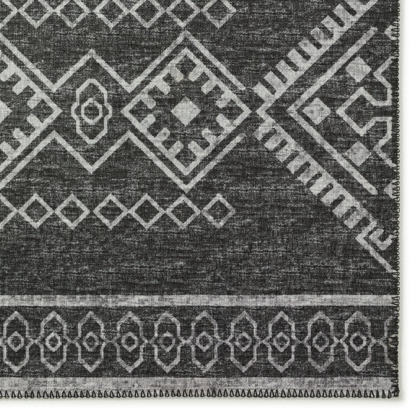 Indoor/Outdoor Sedona SN14 Midnight Washable 2'3" x 12' Runner Rug