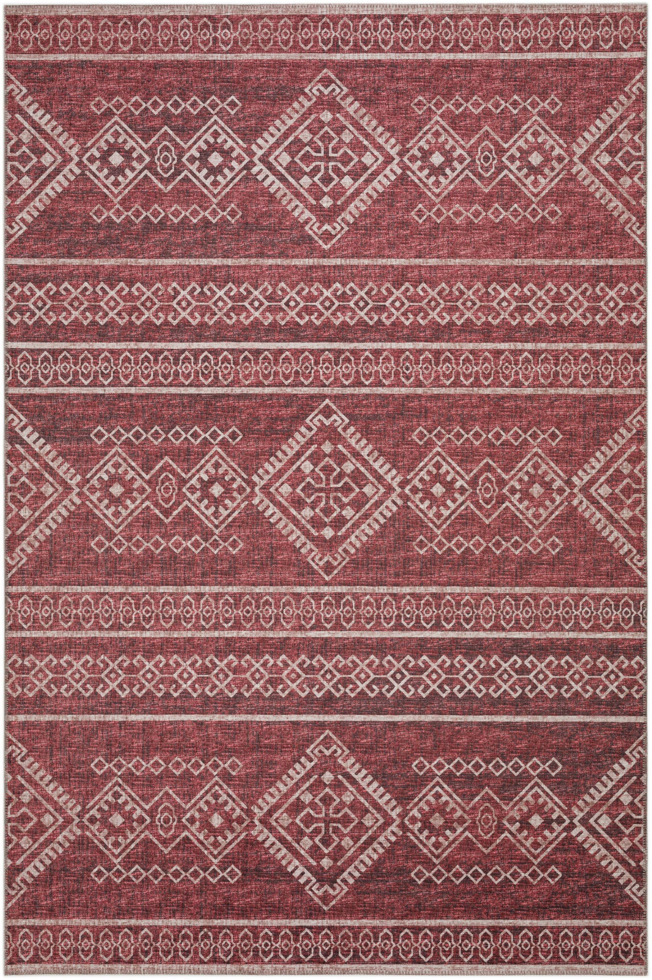 Indoor/Outdoor Sedona SN14 Paprika Washable 10' x 14' Rug