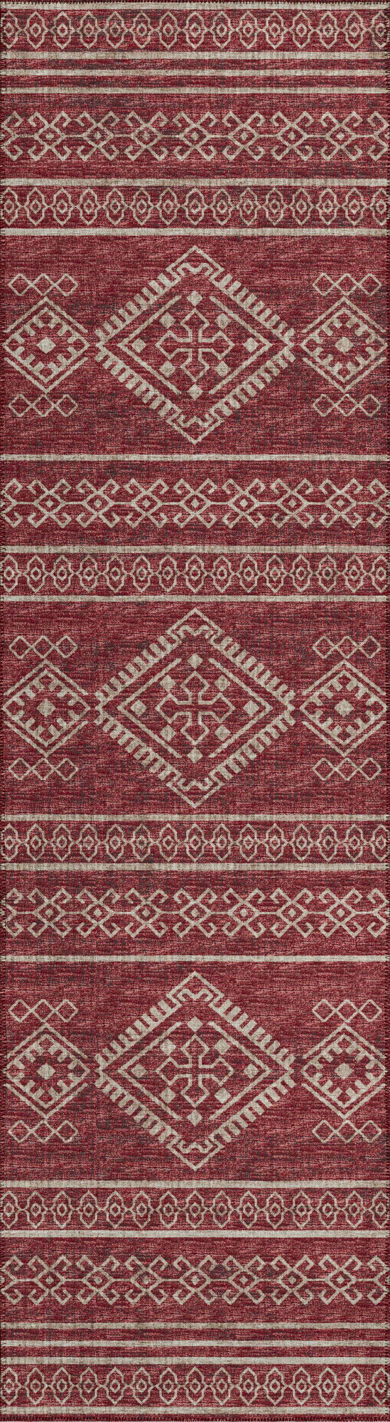 Indoor/Outdoor Sedona SN14 Paprika Washable 2'3" x 10' Runner Rug