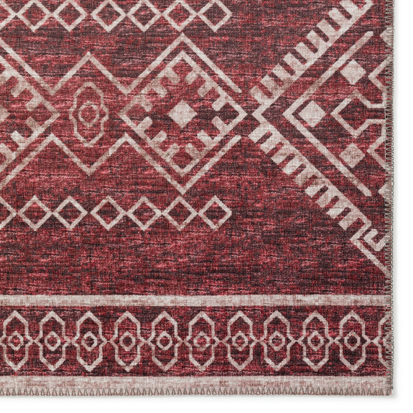 Indoor/Outdoor Sedona SN14 Paprika Washable 2'3" x 12' Runner Rug