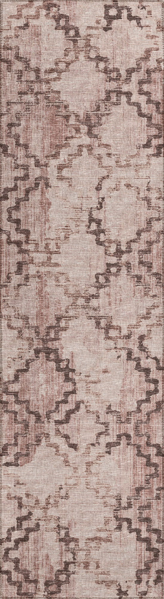 Indoor/Outdoor Sedona SN15 Walnut Washable 2'3" x 12' Runner Rug