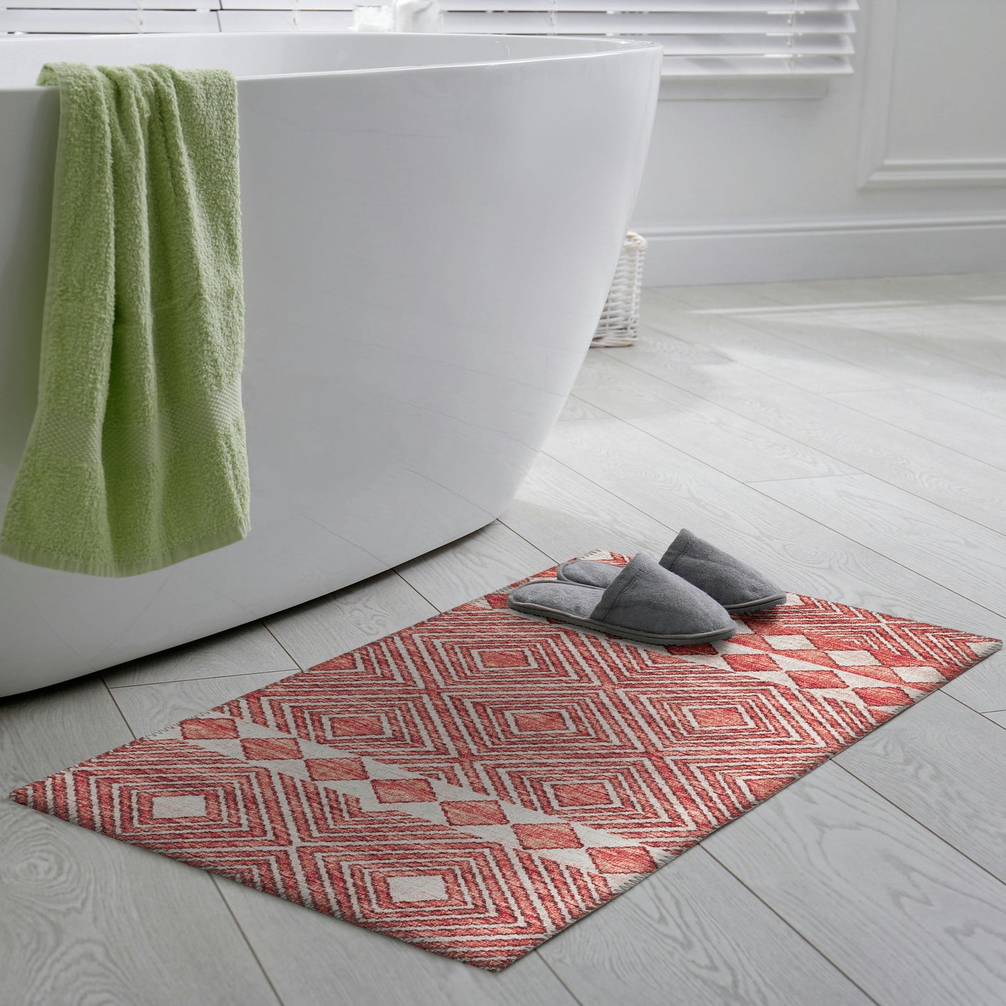 Indoor/Outdoor Sedona SN1 Paprika Washable 1'8" x 2'6" Rug