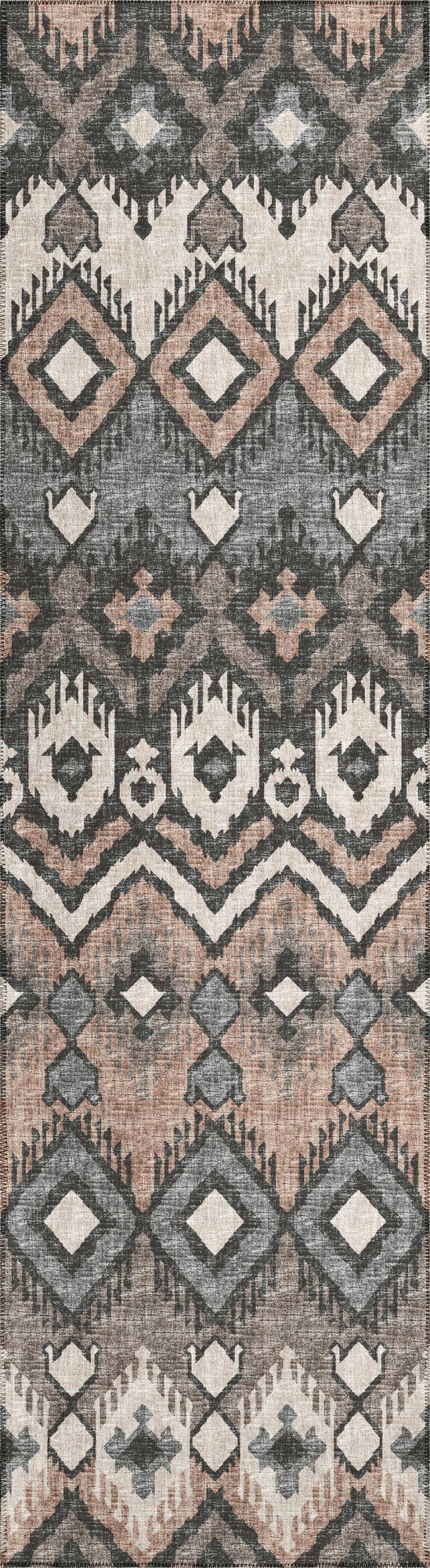 Indoor/Outdoor Sedona SN2 Bison Washable 2'3" x 7'6" Runner Rug