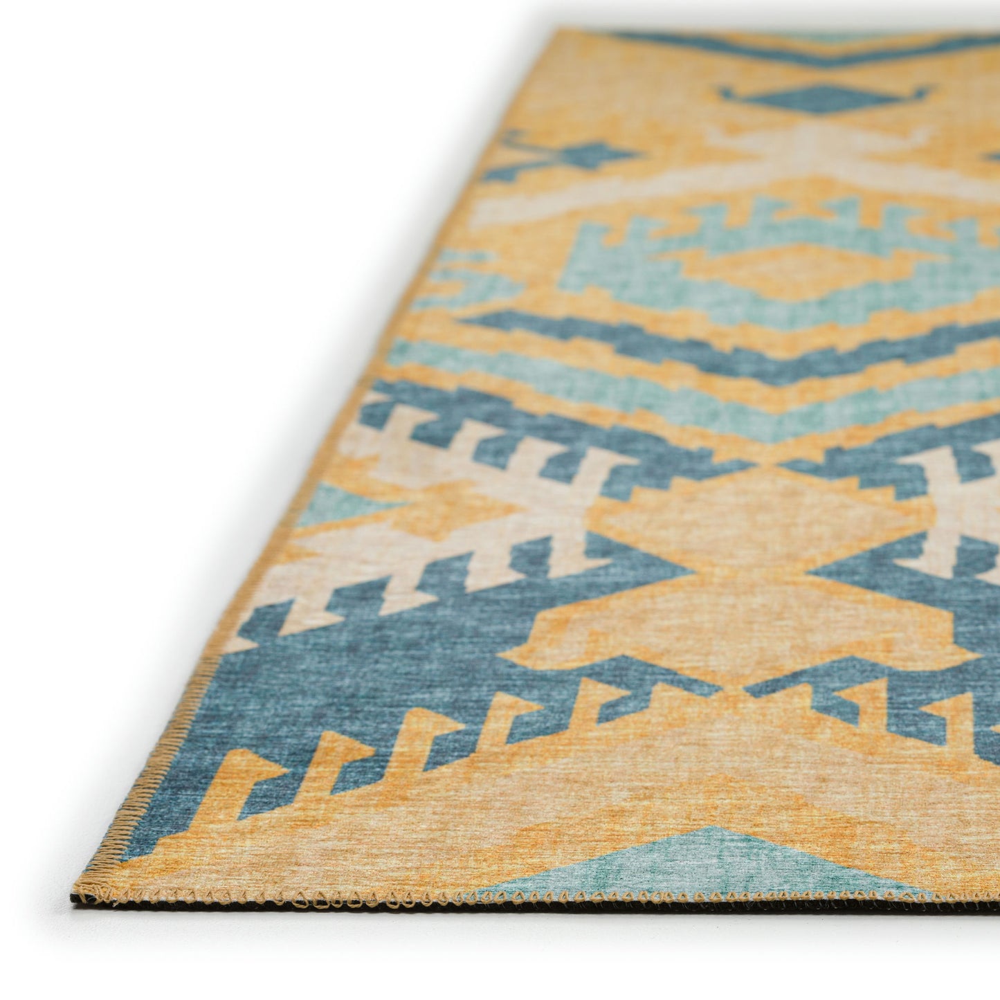 Indoor/Outdoor Sedona SN2 Marigold Washable 2'3" x 12' Runner Rug