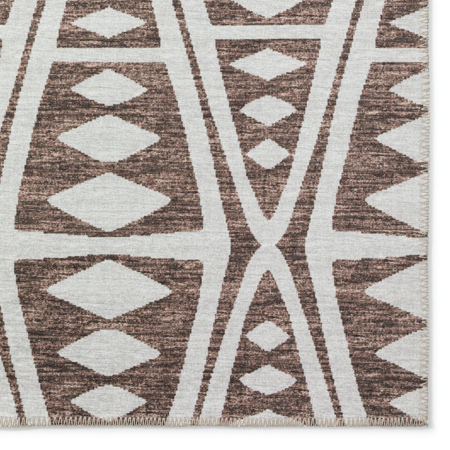 Indoor/Outdoor Sedona SN6 Coffee Washable 2'3" x 10' Runner Rug