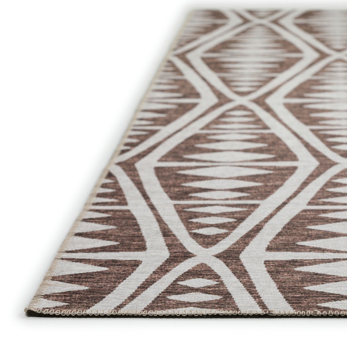 Indoor/Outdoor Sedona SN6 Coffee Washable 2'3" x 12' Runner Rug