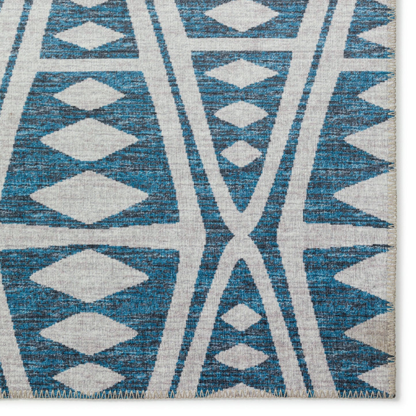 Indoor/Outdoor Sedona SN6 Indigo Washable 2'3" x 10' Runner Rug