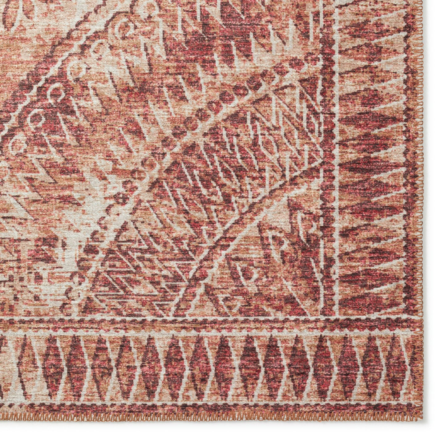 Indoor/Outdoor Sedona SN7 Spice Washable 2'3" x 12' Runner Rug