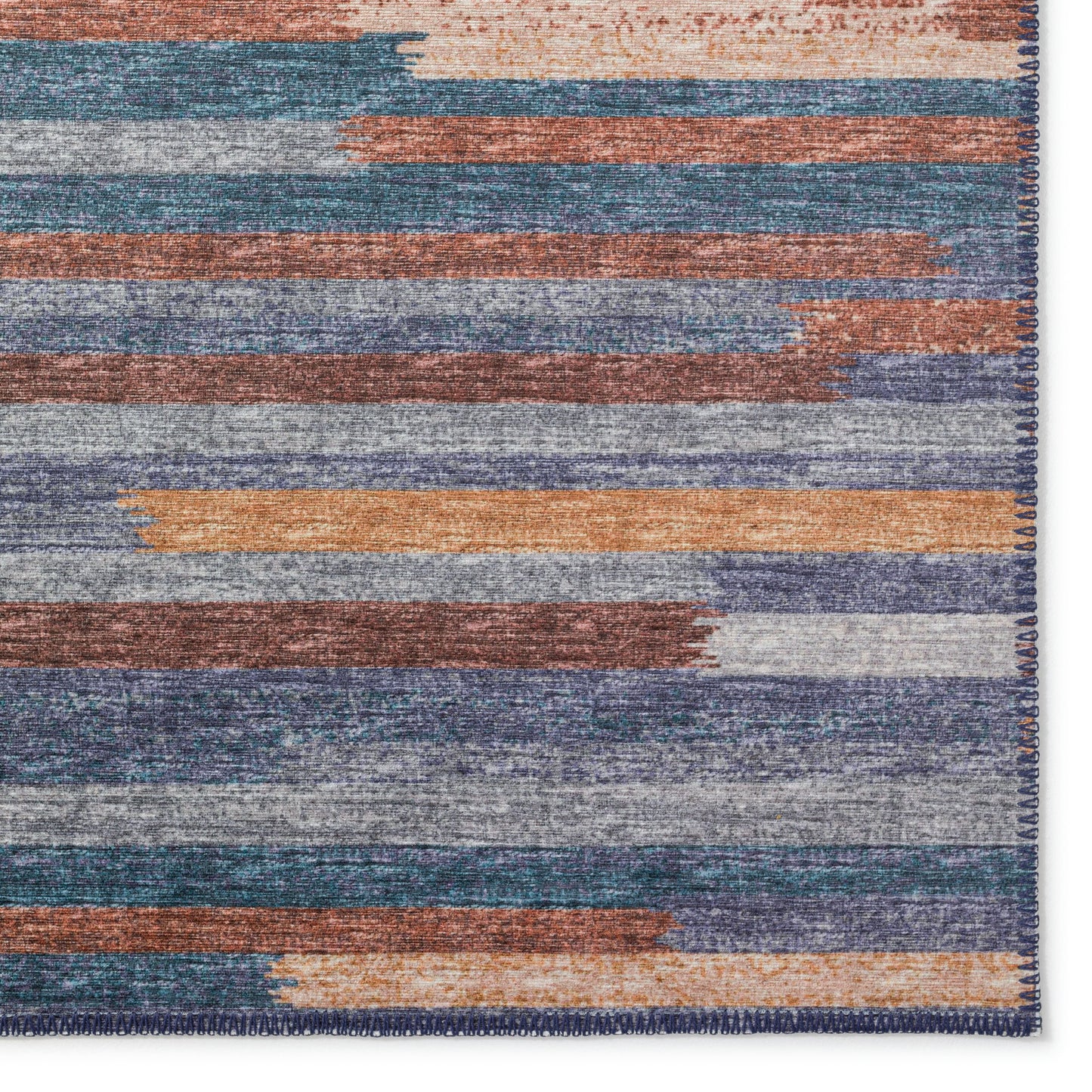 Indoor/Outdoor Sedona SN8 Denim Washable 2'3" x 10' Runner Rug