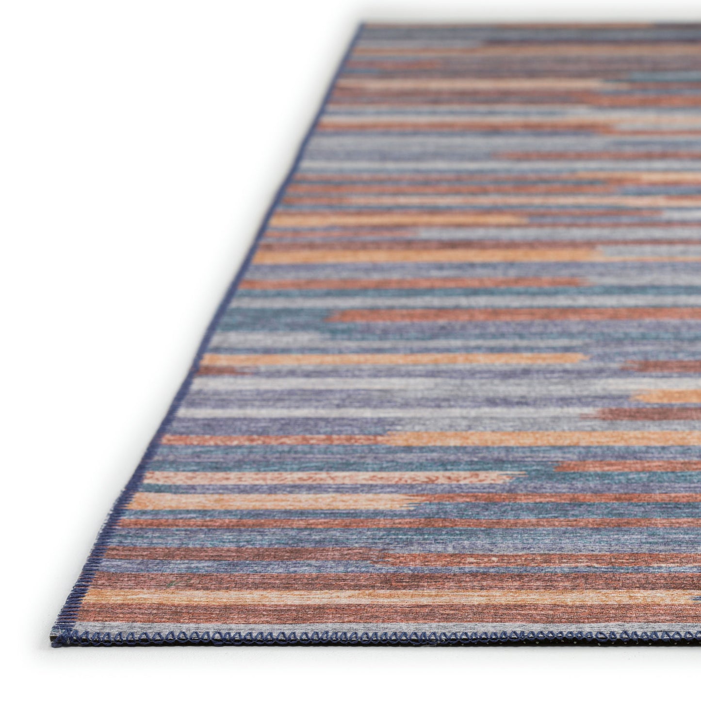 Indoor/Outdoor Sedona SN8 Denim Washable 2'3" x 10' Runner Rug