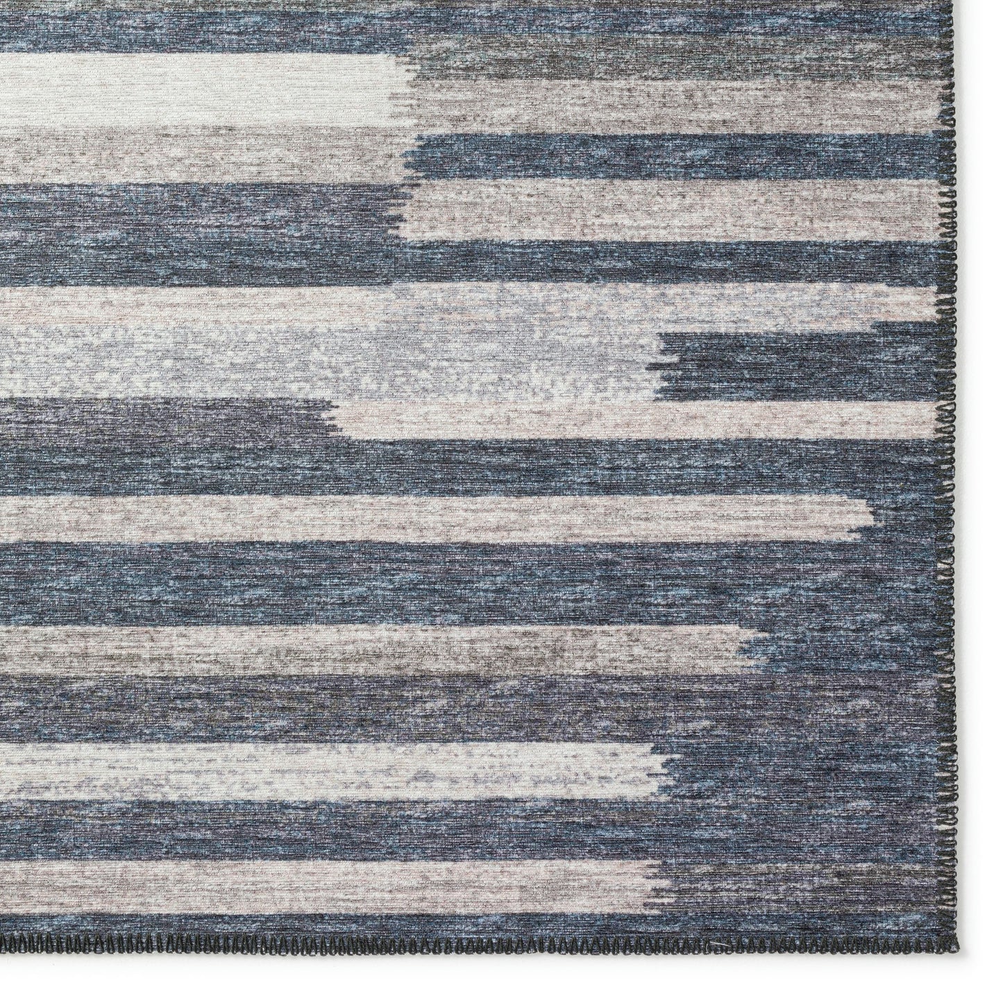 Indoor/Outdoor Sedona SN8 Slate Washable 2'3" x 12' Runner Rug