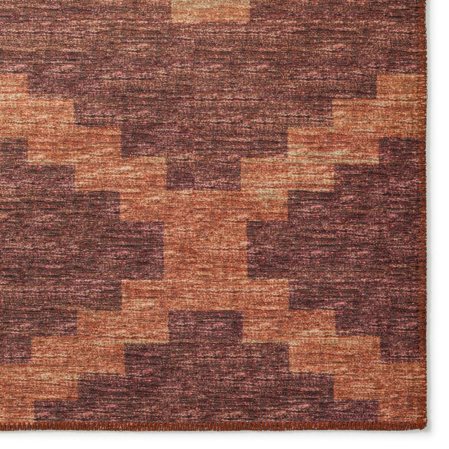 Indoor/Outdoor Sedona SN9 Spice Washable 2'3" x 10' Runner Rug
