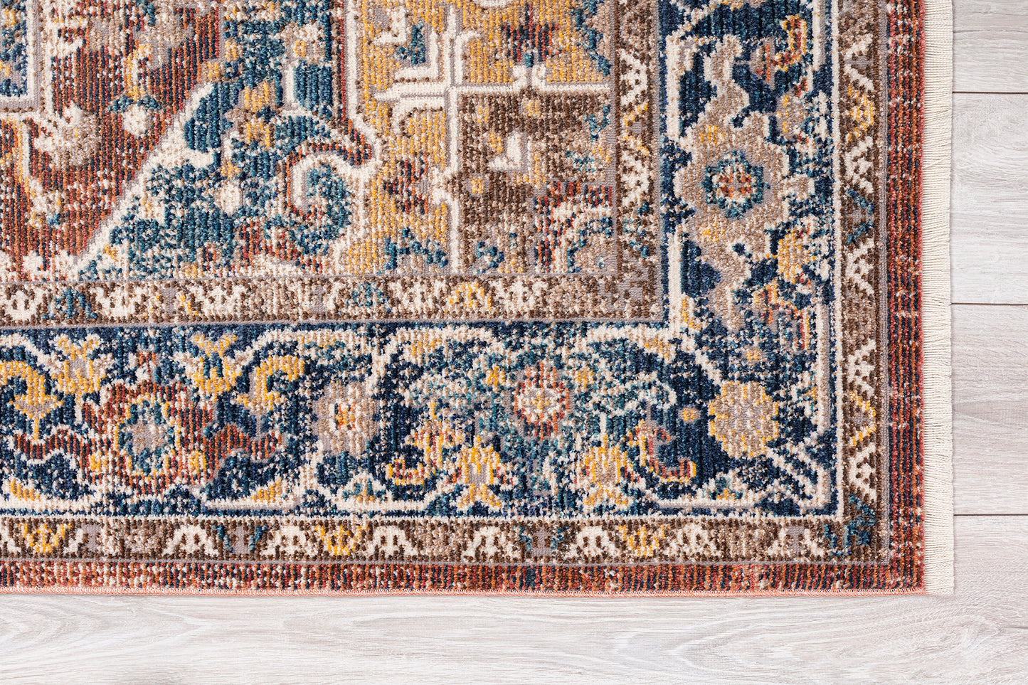 Kaleen Soren Collection Dark Multi Throw Rug 1'8" x 2'6"