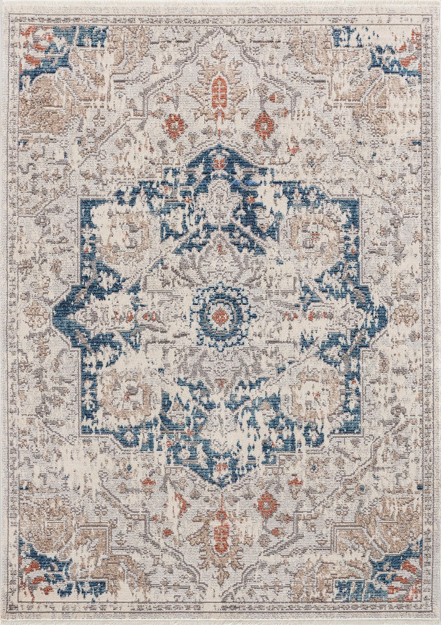 Kaleen Soren Collection Light Ivory Area Rug 3' x 5'