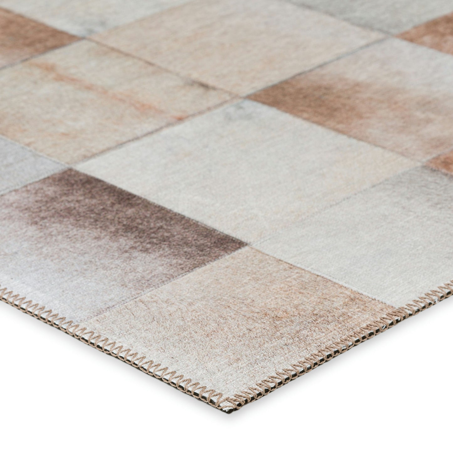 Indoor/Outdoor Stetson SS10 Khaki Washable 2'3" x 10' Runner Rug