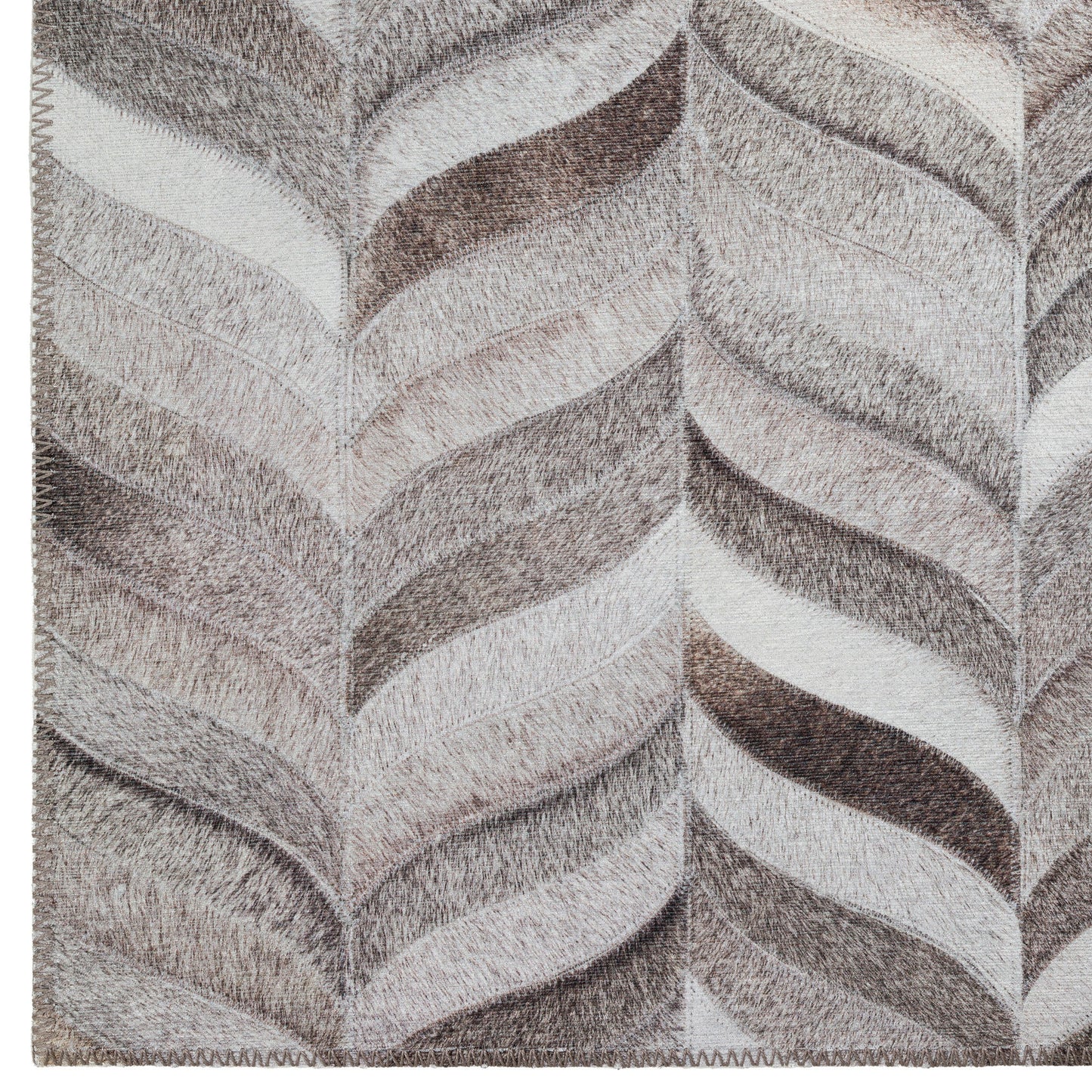 Indoor/Outdoor Stetson SS11 Flannel Washable 2'3" x 7'6" Runner Rug