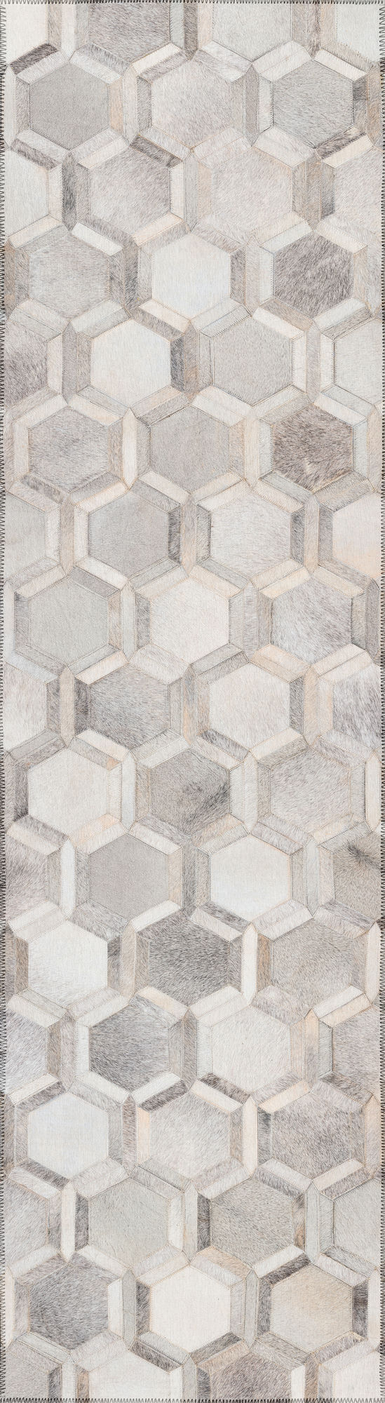 Indoor/Outdoor Stetson SS1 Flannel Washable 2'3" x 12' Runner Rug