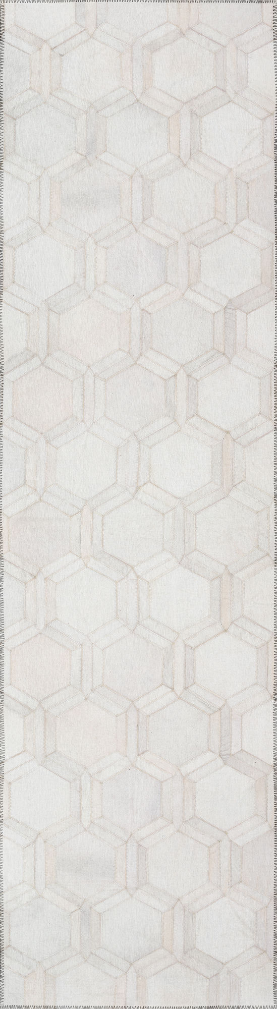 Indoor/Outdoor Stetson SS1 Linen Washable 2'3" x 7'6" Runner Rug