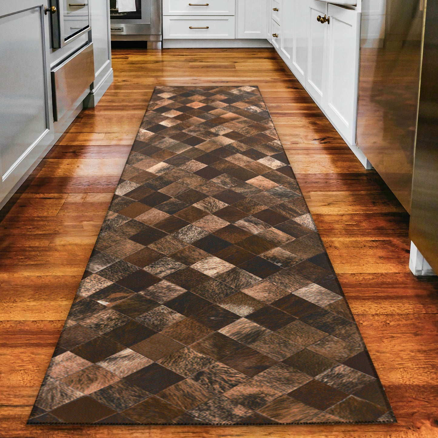 Indoor/Outdoor Stetson SS2 Bison Washable 2'3" x 12' Runner Rug
