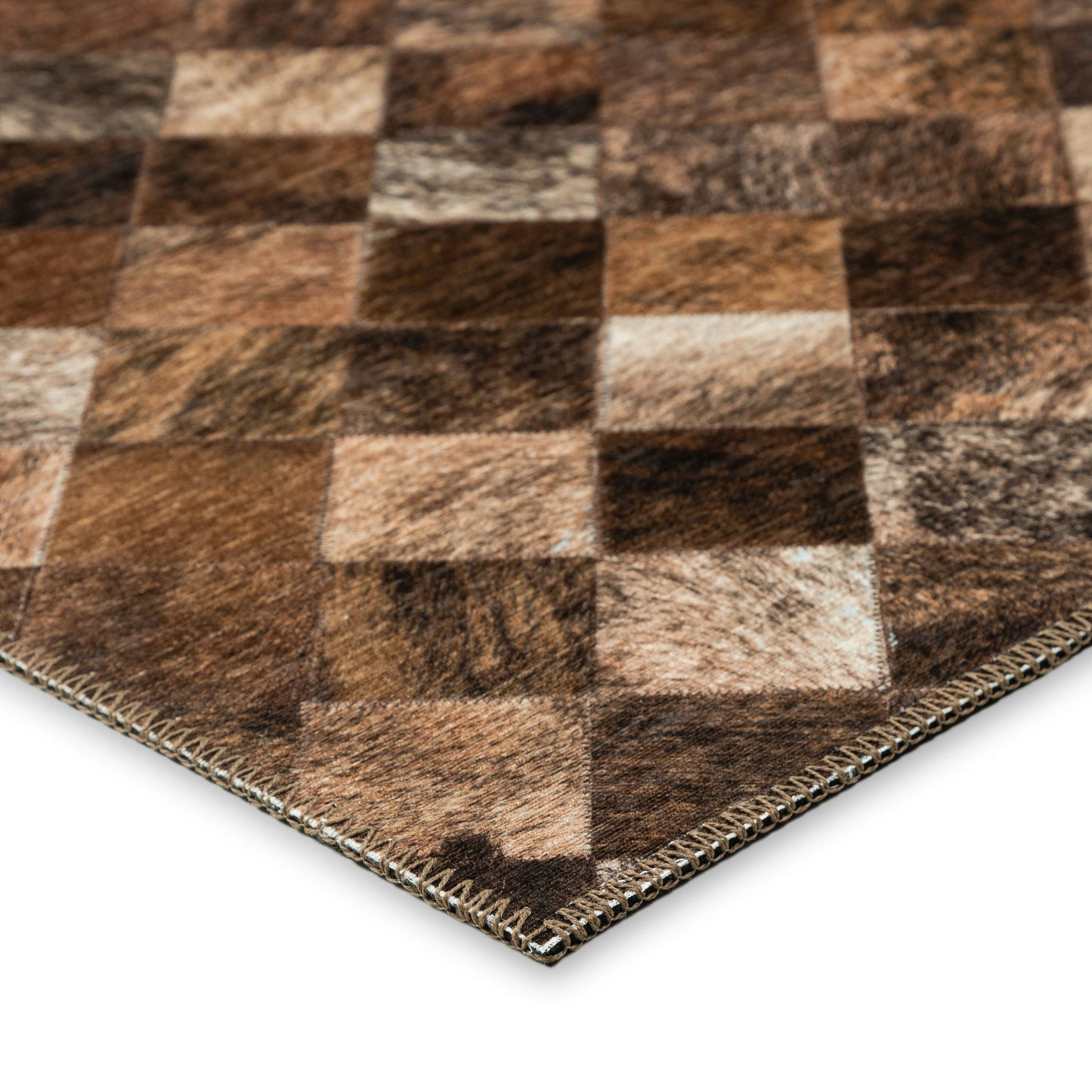 Indoor/Outdoor Stetson SS2 Bison Washable 2'3" x 12' Runner Rug