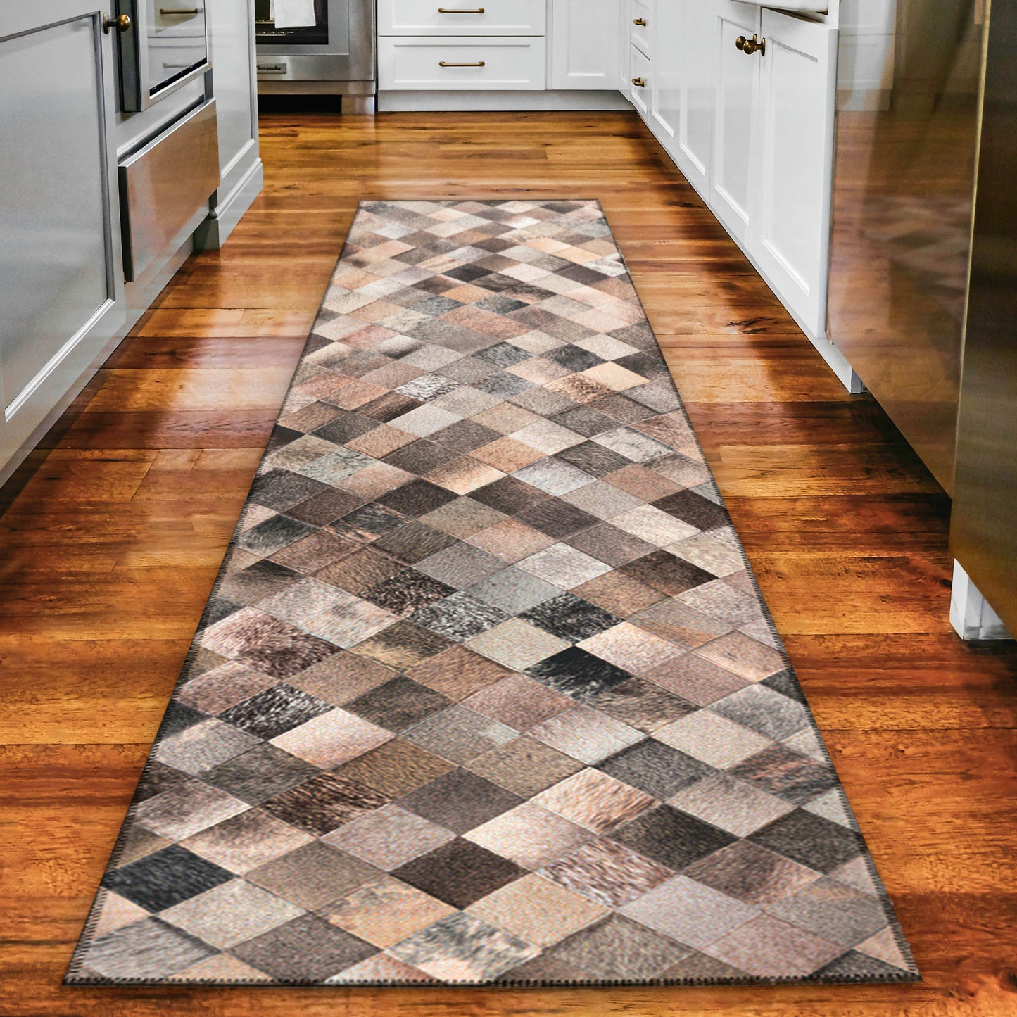Indoor/Outdoor Stetson SS2 Flannel Washable 2'3" x 12' Runner Rug