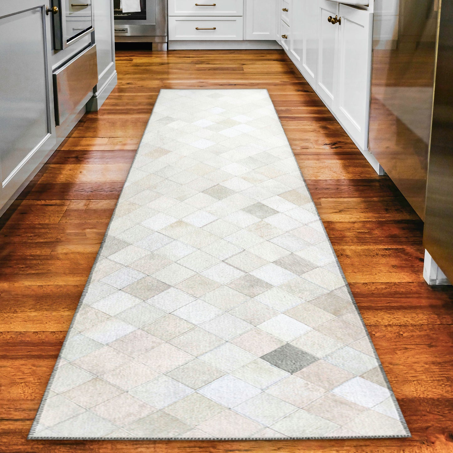 Indoor/Outdoor Stetson SS2 Linen Washable 2'3" x 10' Runner Rug
